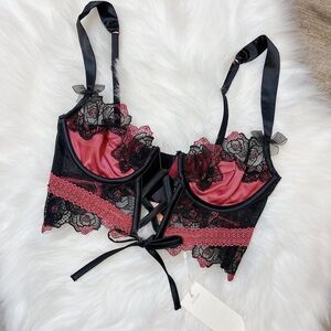 For Love & Lemons Ivy Lace Bustier - Size S, NWT